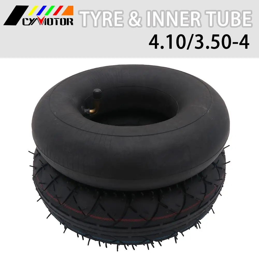 4.10 X 3.50 - 4 4.10/3.5-4 For ATV Quad Wheelchair Electric Elderly Mobility Scooter wheel Tire outer Tyre Inner Tube 47cc 49cc |