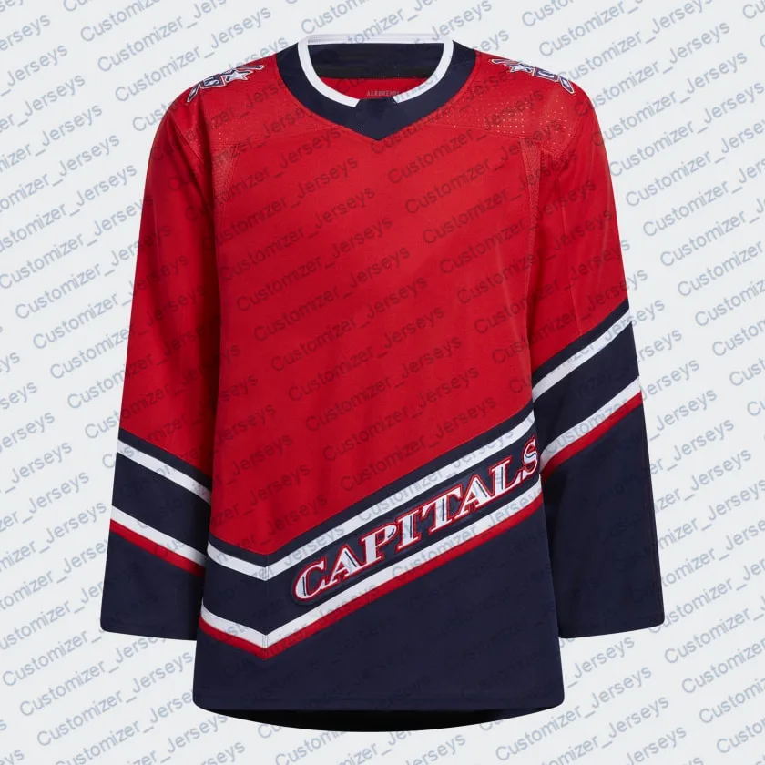 

2021 Retro Alexander Ovechkin Tom Wilson TJ Oshie Henrik Lundqvist Nicklas Backstrom John Carlson Washington Jersey