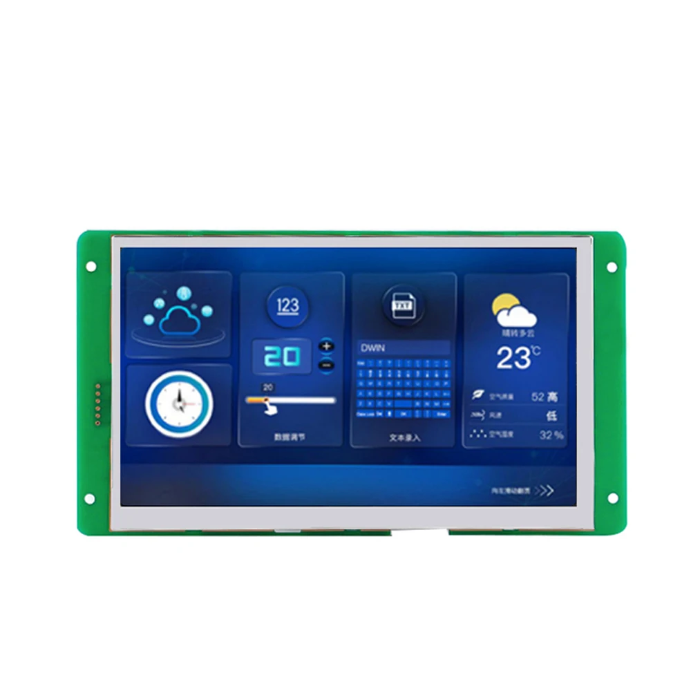 

7 inch Serial screen 1024*600 DGUS II smart LCD display wifi module interface capacitive touch DMG10600C070_03