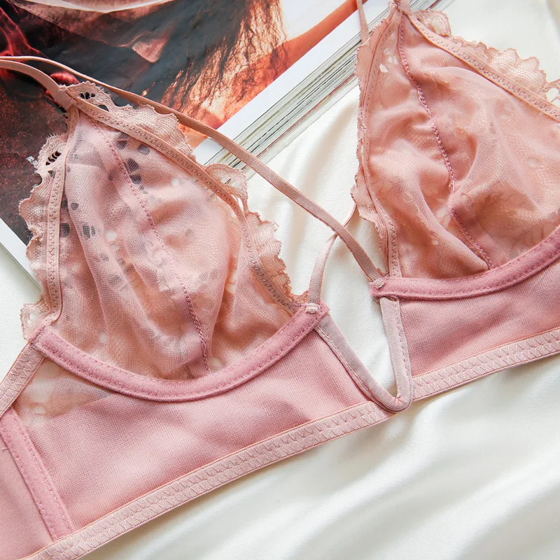 Новый сексуальный французский ультратонкий Бралетт кружевное нижнее белье с