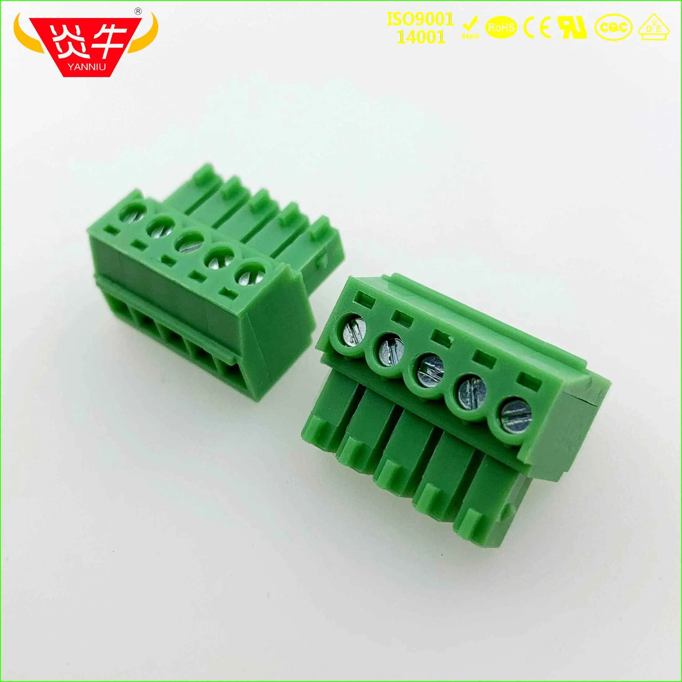 2EDGK-3.81-5P KF2EDGK 3,81 2P~ 12P PCB клеммные блоки 15EDGK 3,81 мм 2PIN~ 12PIN MC 1,5/2-ST-3, 81-1803578 Феникс контакт KEFA DEGSON - Цвет: 2EDGK-3.81-5P