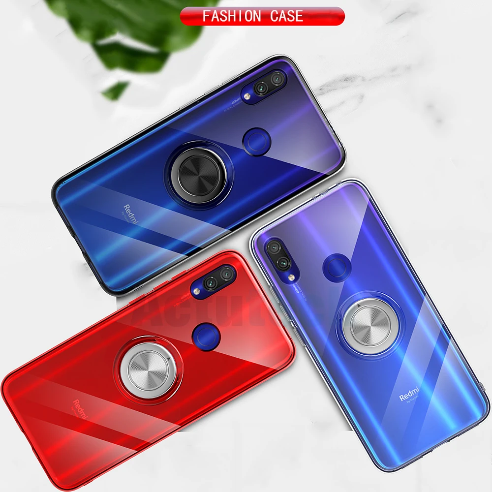 

For Redmi Note 7 Case For Xiaomi Mi 9 Mi9 SE HD Clear TPU Cover For Xiaomi Mi 8 Lite Redmi Note 7 Pro Magnetic Car Holder Case