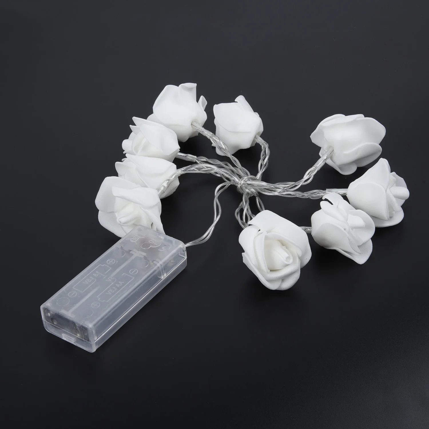 20 светодиодов роза цветок Фея Свадьба Сад вечерние Рождественские украшения