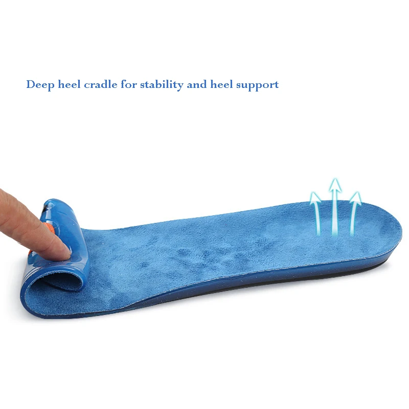 Стельки для спортивной обуви мужчин и женщин массажные замшевые вставки