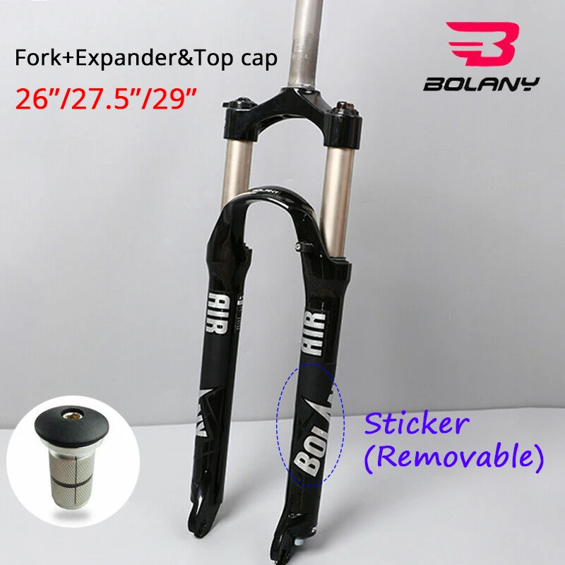Велосипедная вилка BOLANY MTB 26/27.5/29 &quot настраиваемая Передняя нагрузка для горных