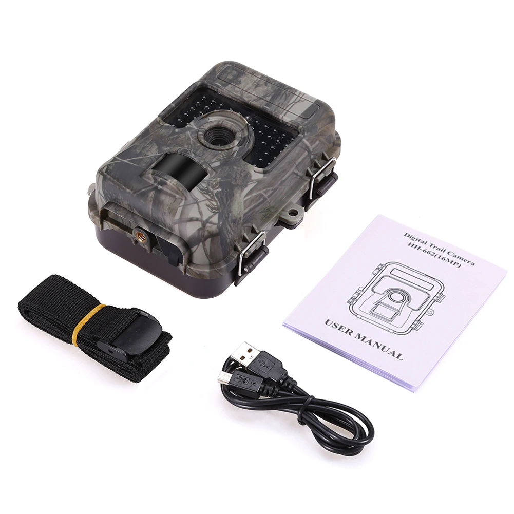 

HH-662 16MP 1080P Hunting Camera 0.6S Motion Digital Infrared Trail Camera Night Vision Wild Cam Photo Traps Game Camera