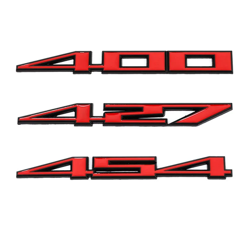 Автомобильная наклейка 400 427 457 логотип наклейки для Chevrolet SUV ZR1 CORVETTE Blazer SONIC CRUZE