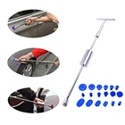 Металлический штатив для ремонта кузова автомобиля, набор инструментов для удаления вмятин, молоток для скольжения, клей для обратного хода + 18 шт. клеевых съемников 50 см