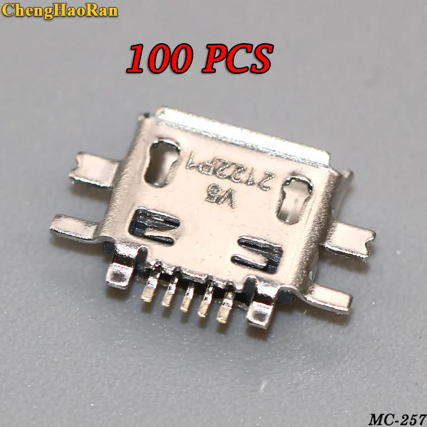100 шт. 5pin для Nokia N97 E52 E55 N8/BBK/VIVO V1 Y1 s3 E1 E3 S12 мобильный телефон Mini Micro usb коннектор с