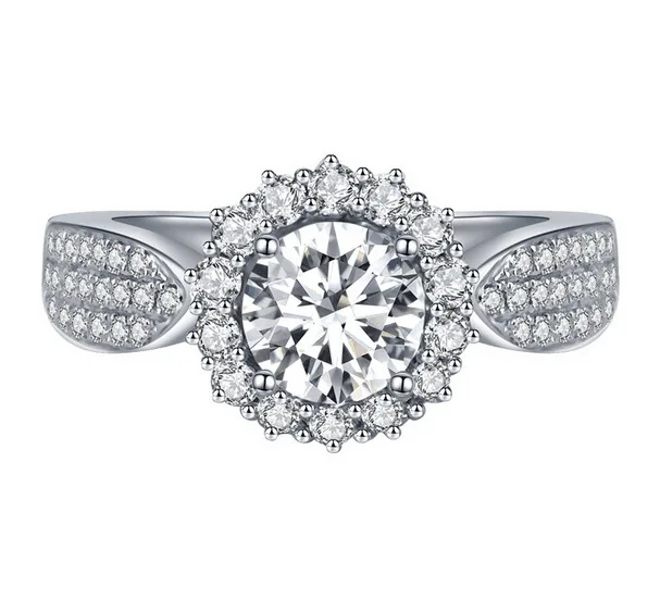 18 K Золотое кольцо с самоцветом и бриллиантами для женщин изящное ювелирное