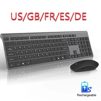 wireless keyboard and mouse combination 2 4g with usb interface silent keyboard is suitable for laptop tv office