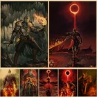 Винтажный игровой плакат Темные души 3, декоративная картина на холсте, Настенная картина на холсте, Декоративные плакаты и принты