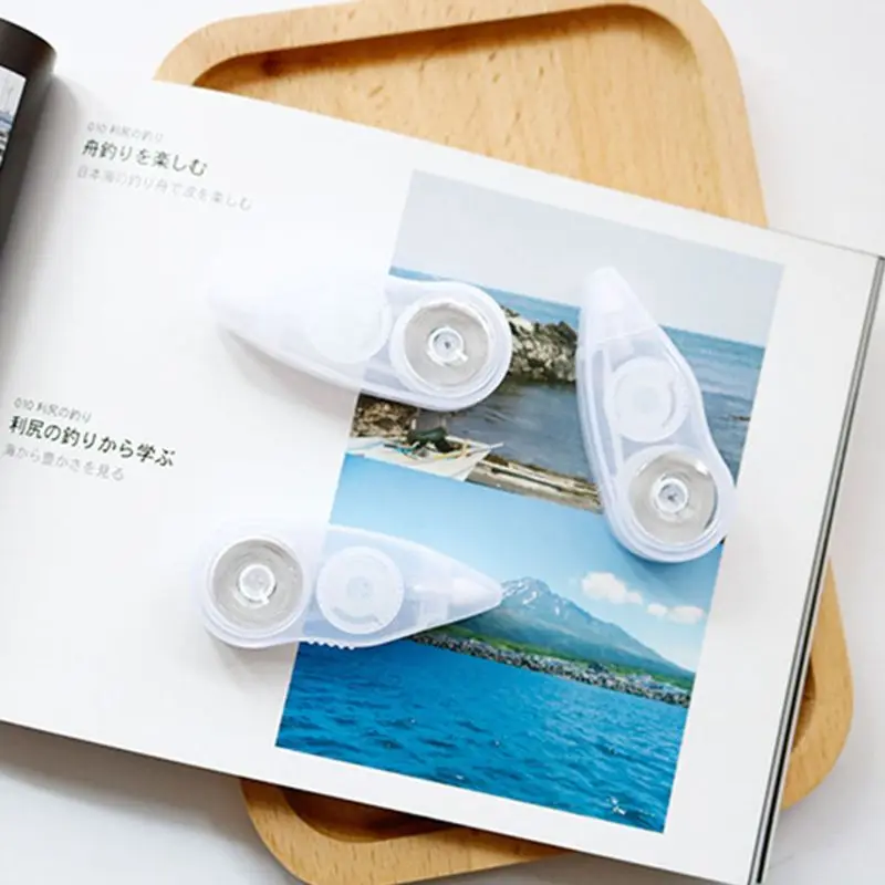 

G92E 10Pcs Practical Correction Tape Roller 6m Long White Sticker Study Office Stationery Tool