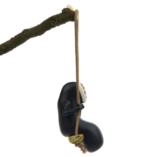 1 шт. Милая аниме фигурка человека без лица модель каонаси декоративная кукла