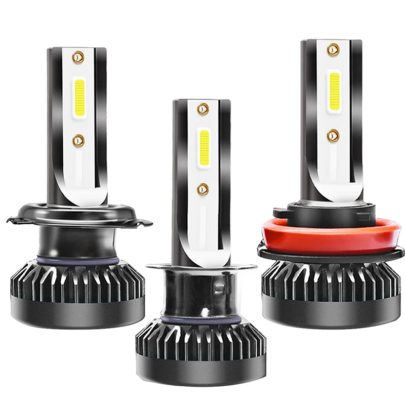 

2PCS Mini Led Lamp H1 H7 H8 H9 H11 Auto Headlamp Headlight Bulb