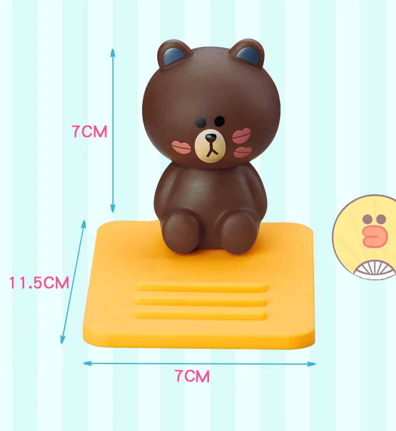 Милый Медведь Кролик подставка для телефона Kawaii Мультфильм Поддержка мобильного