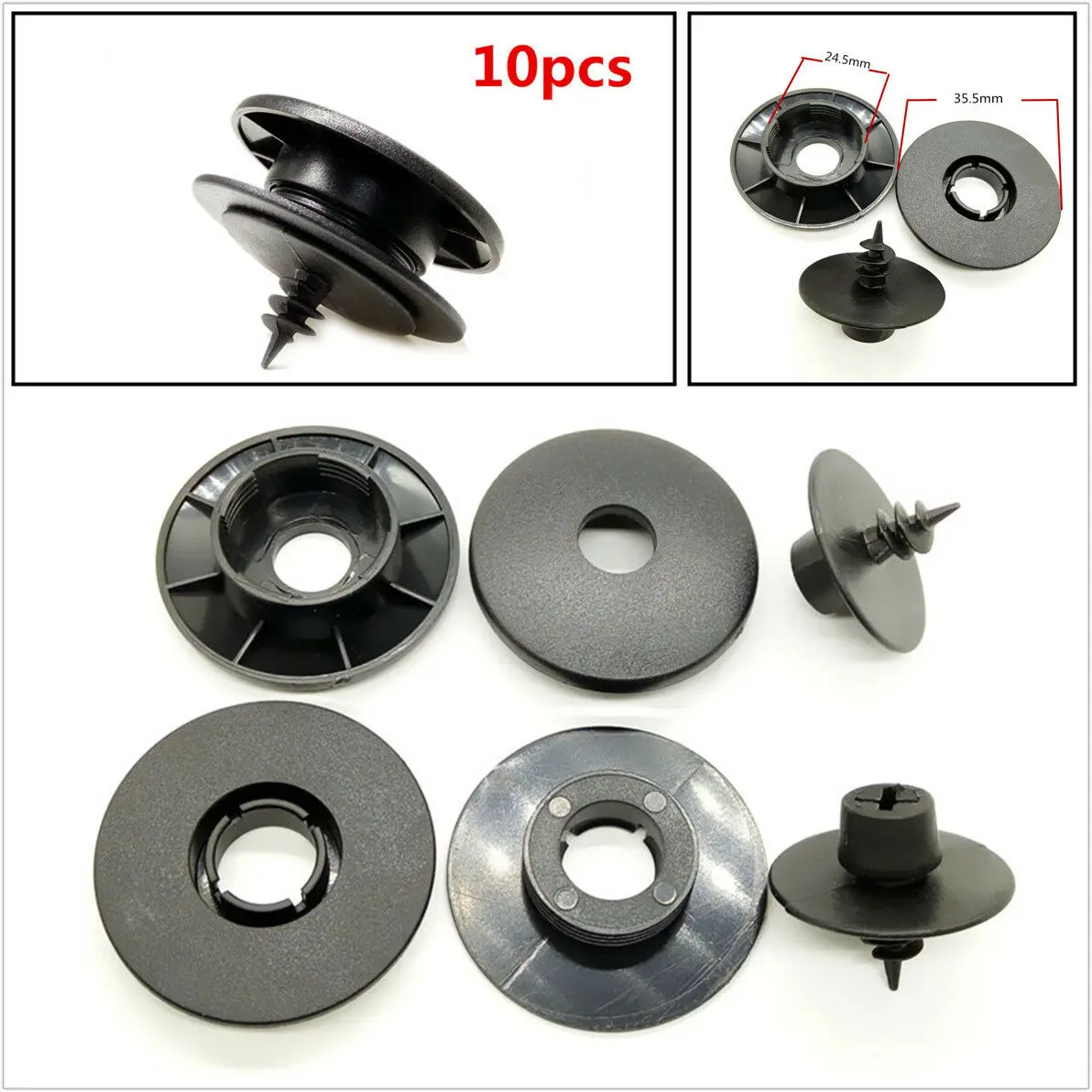 

10 шт. Автомобильный Ковер с пряжкой для ног коврик Нескользящая Пряжка крепление машинный Пластик фиксирующих пряжек Черный, серый цвет бежевый