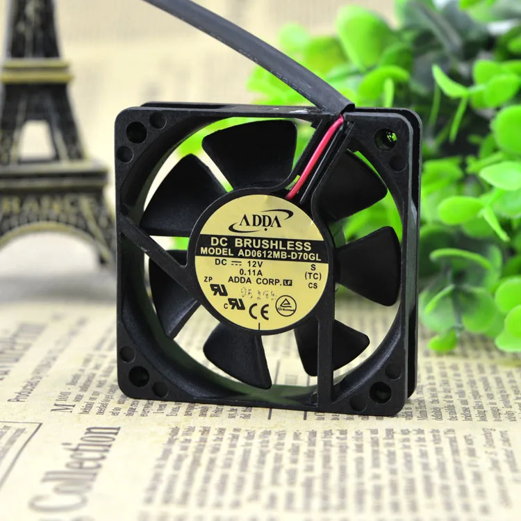

Новый 6015 DC12V 0.11A 6 см AD0612MB-D70GL защиты электродвигателя Вентилятор охлаждения