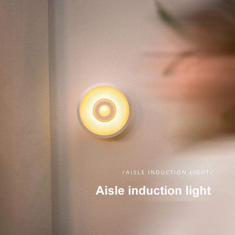 

LED Night Lights Cabinet Lamp Motion Sensor Wireless USB Rechargeable For Staircase Bedroom Kitchen Closet Aisle Wardrobe Decor