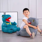 Диван Динозавр из крокодиловой кожи, милая имитация, мягкое сиденье для обучения, моющийся съемный диван, Детская плюшевая игрушка, реквизит для фотосъемки