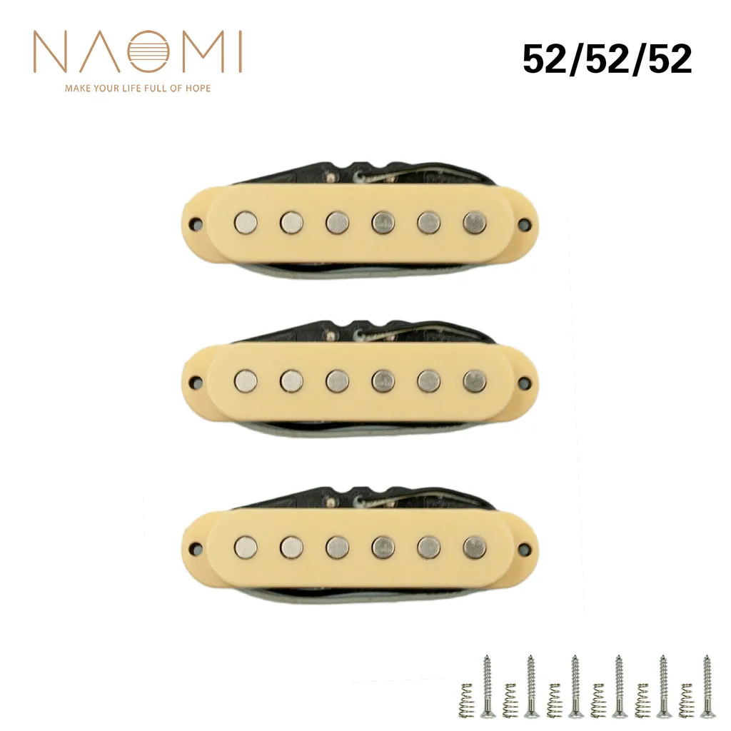 Приемник для гитары NAOMI 3 шт./компл. приемник с одной катушкой электрической