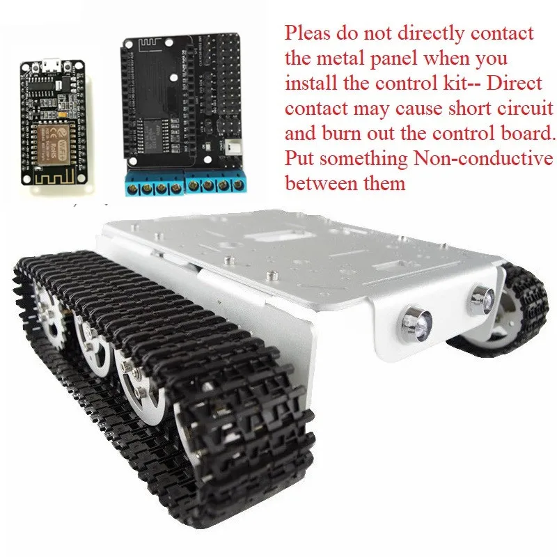 Беспроводное шасси для танка управляемое приложением телефонов на базе Android и iOS