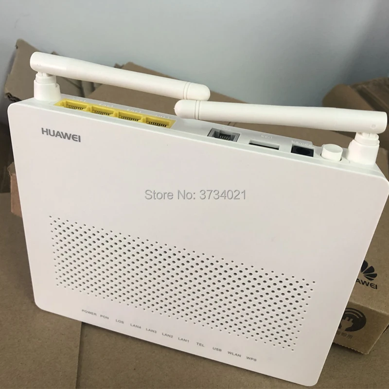 Доставка DHL 50 шт. 100% Новинка Huawei GPON ONU HG8546M ONT 1GE + 3FE 1TEL 1USB WIFI Мини Размер английская