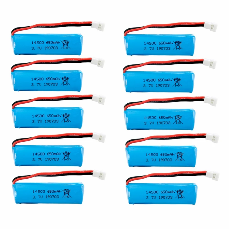 

1/2/3/5/10Pcs 3.7V 650mAH 14500 Lipo Battery For H116 Remote control Boat helicopter Car Truck Tank 1s 3.7V battery for rc Toys