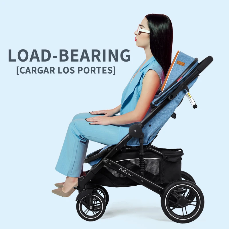 

Baby Stroller Luxury Pram Foldable Carriage Compact Light
