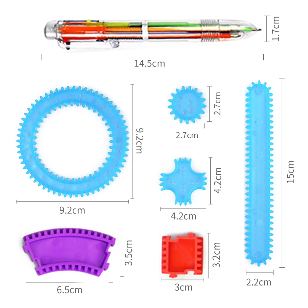 Детская живопись Спирограф Рисунок игрушка трек креативный Набор Живопись
