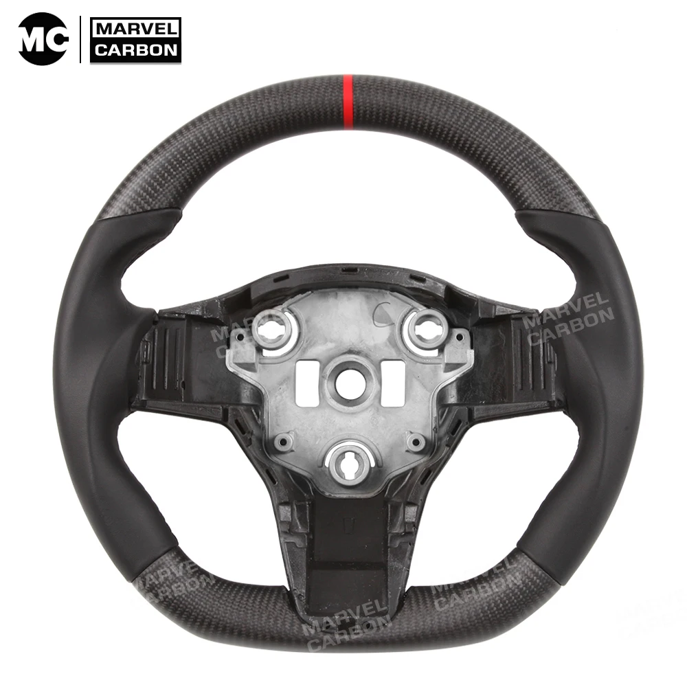 

Race Display Carbon Fiber Steering Wheel for Tesla Model 3 Model Y