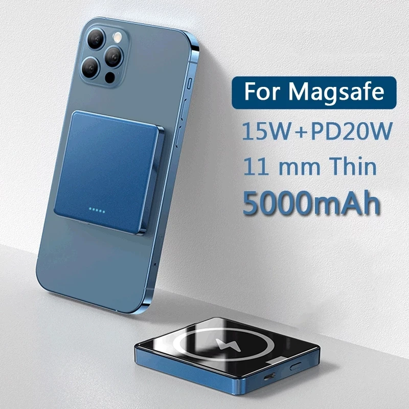 10000 мА/ч 2021 Новый магнитный беспроводной Дополнительный внешний аккумулятор для