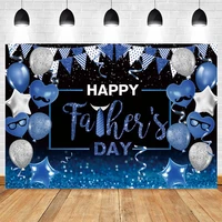 happy fathers day backdrop for party blue balloon family thanks dad theme love home decor photoshoot photography background