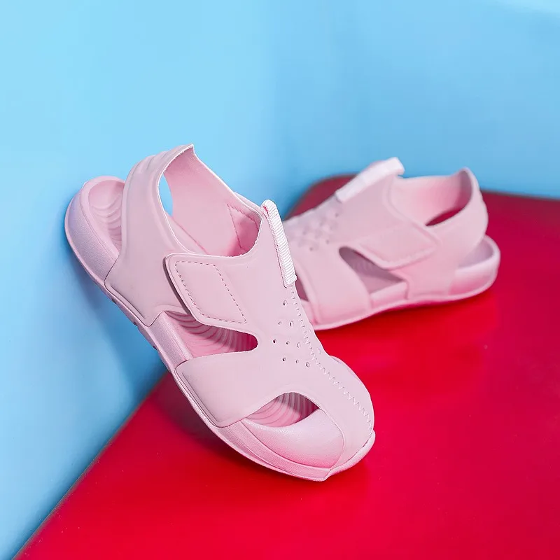 

2021 Summer Kids Sandalen Hook& Loop Flat Arched Design Chlid Girls Sandals Casual Princess Shoes Size 22-33 Sandalias Chaussure