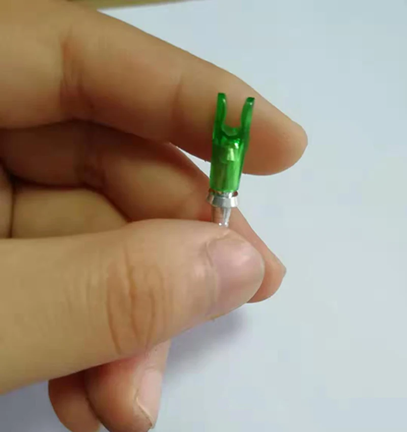 12 шт. Linkboy стрельба из лука Алюминий шпилька в виде стрелки Nock вал ID4.2mm 3 2 мм 6
