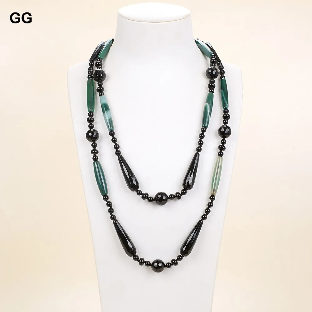 Ожерелье женское длинное с натуральным камнем 51 дюйм | Украшения и аксессуары