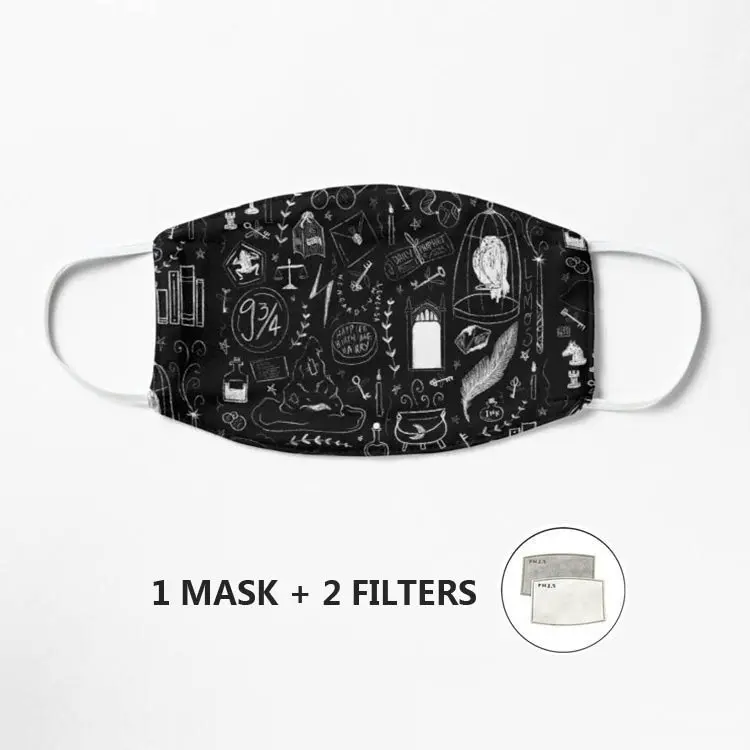 

Маска для лица из хлопка с изображением Поттера