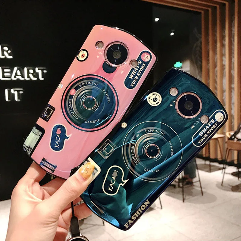 Ретро чехол для камеры Meitu T9 T8 T8S силиконовый милый чехол-подставка M6 M8 M8S V6 чехлы с