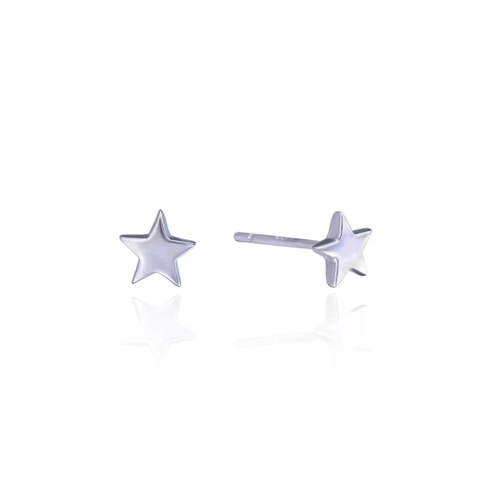 

S925 sterling Silver studs Earrings tiny star for women European and American fashion simple trend Earrings popular accessories