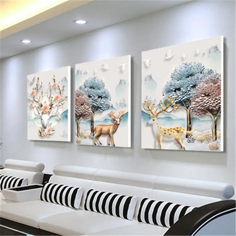 Винтажные диваны современные картины скандинавский художественный постер и