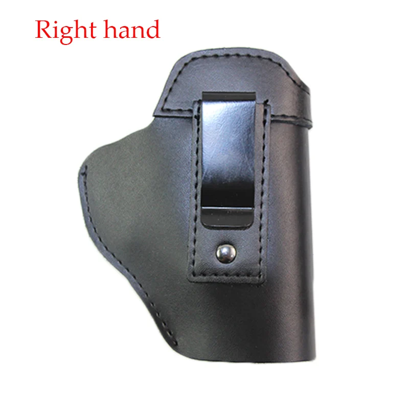 Right hand Кожаная кобура для Glock 17 19 22 23 43 Makalov Beretta 92 M92 Скрытая переноска для страйкбола Пистолетная кобура Охотничьи аксессуары - Цвет: Right hand