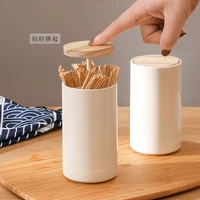 toothpick box creative household personality automatic toothpick bucket japanese living room press toothpick container