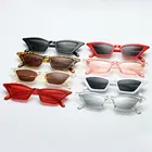 Солнцезащитные очки кошачий глаз UV400 женские, модные солнечные аксессуары в небольшой оправе, с защитой от ультрафиолета