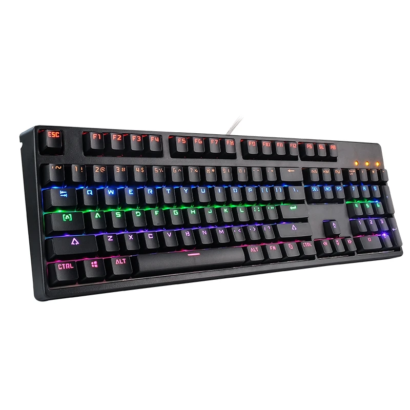Игровая механическая клавиатура с подсветкой Rgb Gamer для компьютера ПК ноутбука Led