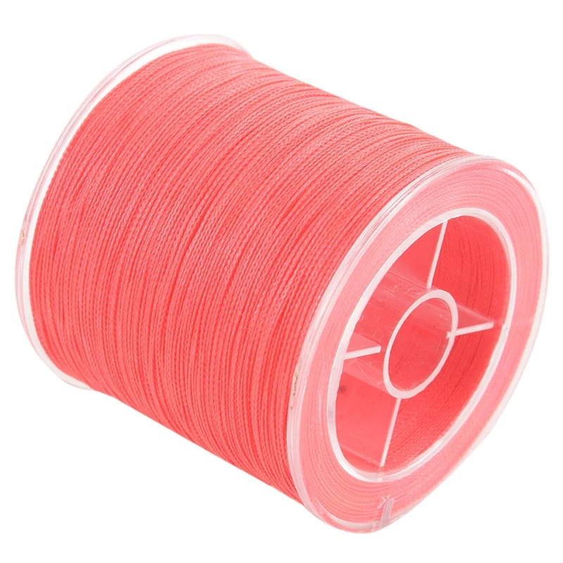 500 м 50 фунтов красочные 4 нити Multifilament PE плетеная леска (красный) | Спорт и