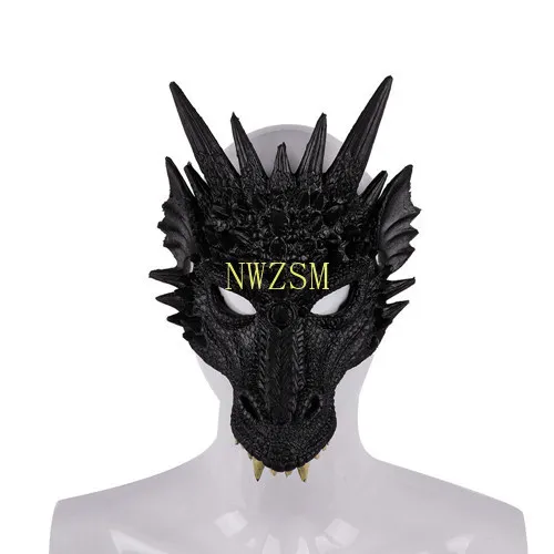 

New Year Decoration Carnival Party Animal Costume Dragon Cosplay Masquerade Face Mask Dinosaur
