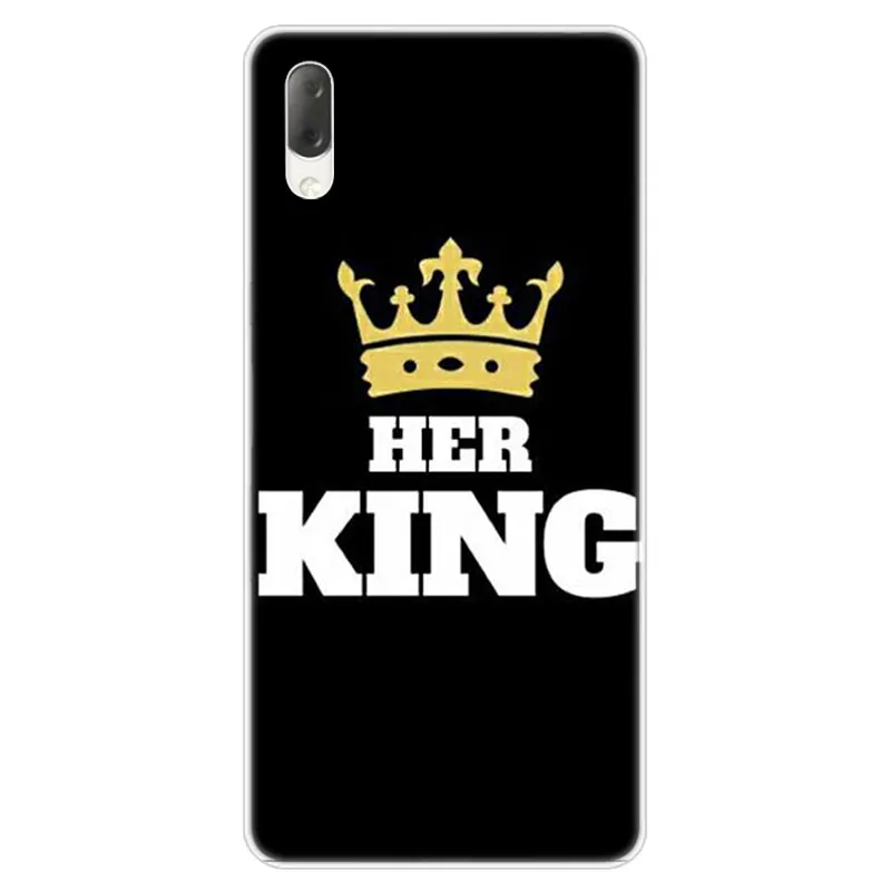 Твердый чехол Crown King Queen princess для Sony Xperia L1 L2 L3 X XA XA1 XA2 Ultra E5 XZ XZ1 XZ2 Compact XZ3 M4 Aqua Z3 Z5 Premium |