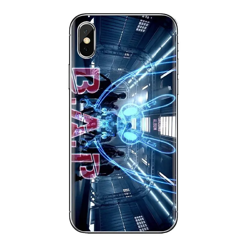 Прозрачный чехол из термополиуретана с отделением для кредитных карт Kpop Bap B.A.P