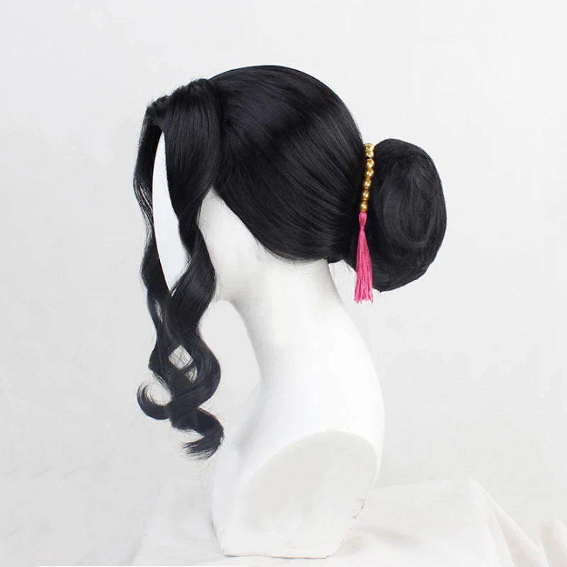 Парик для косплея киметсу но айба из аниме комикс термостойкий синтетический