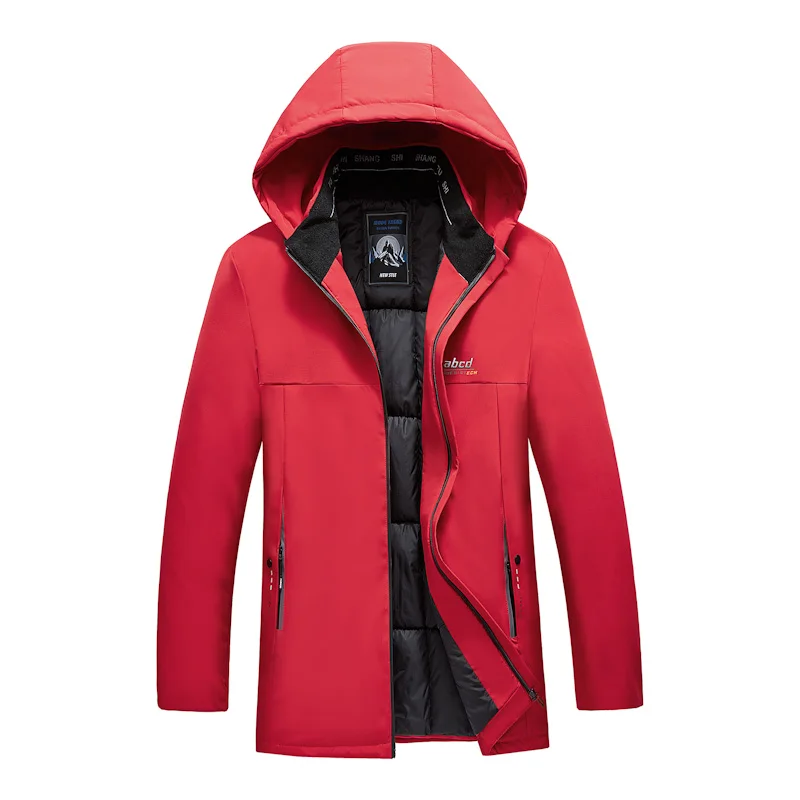 

Fashion Parkas Coat Men Long Jacket New Thicken Windbreaker Men Hooded Warm Coat Men Hight Quality Autumn Winter Jacket